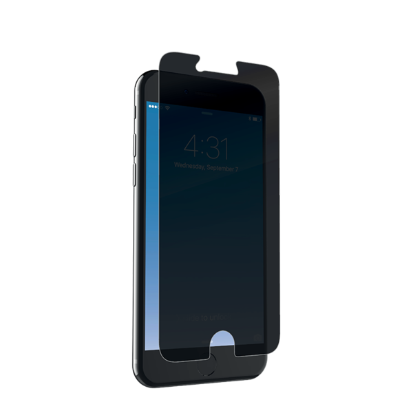 Lámina de privacidad Zagg InvisibleShield Glass+ para iPhone 8 / 7