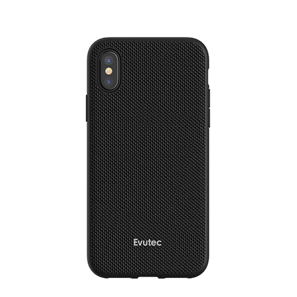 Funda dura con soporte para auto Evutec Aergo para iPhone XS