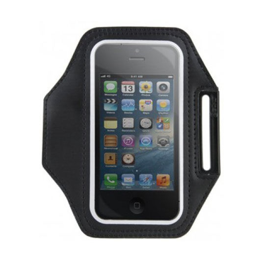 Brazalete deportivo Gecko Sports para iPhone 6 / 6s / 7 / 8 Negro