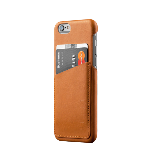 Funda de cuero Mujjo Wallet para iPhone 6 / 6s