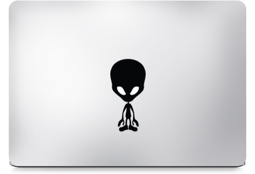 Lámina para MacBook Pro MacDecals diseño Alien
