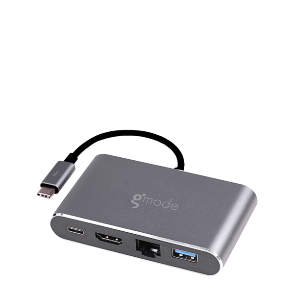 Adaptador USB-C Multipuerto con Ethernet Gmode