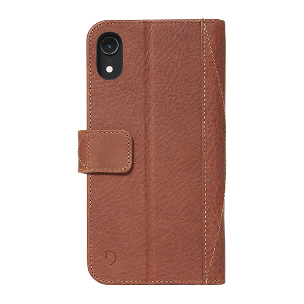 Funda folio de cuero Decoded Detachable Wallet para iPhone XR