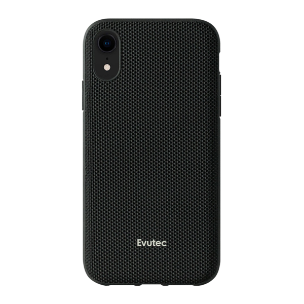 Funda dura con soporte para auto Evutec Aergo para iPhone XR