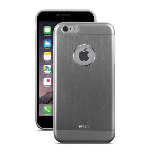 Funda iGlaze Armour para iPhone 6 Plus Moshi Gris