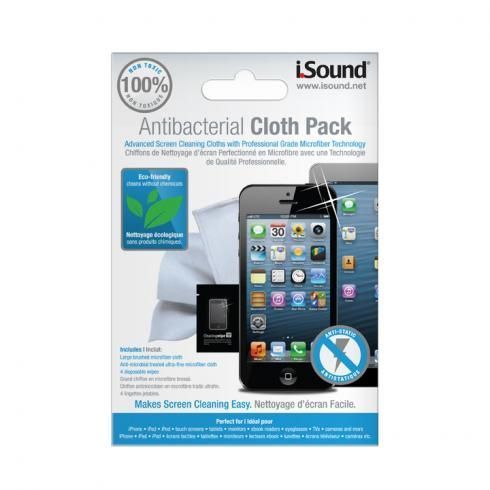 Paños antibacterial Cloth Pack iSound