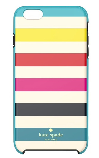 Funda Dura híbrida para iPhone 6 Plus Kate Spade Candy Stripe Multi