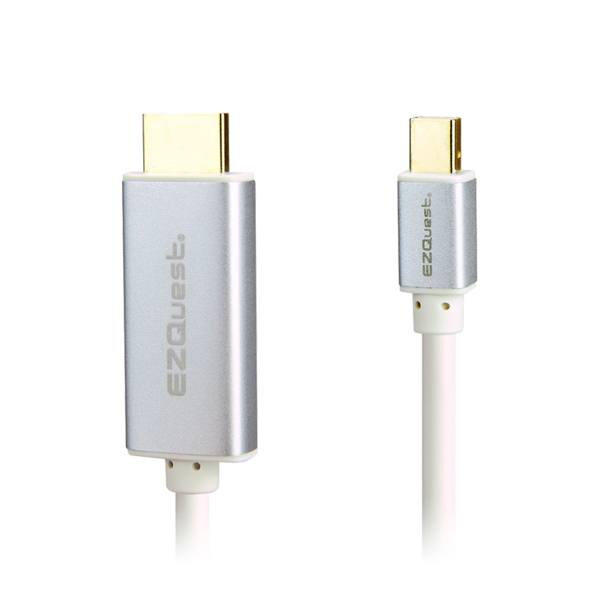 Cable mini Display Port a HDMI EZQuest 1.8 Mts Blanco