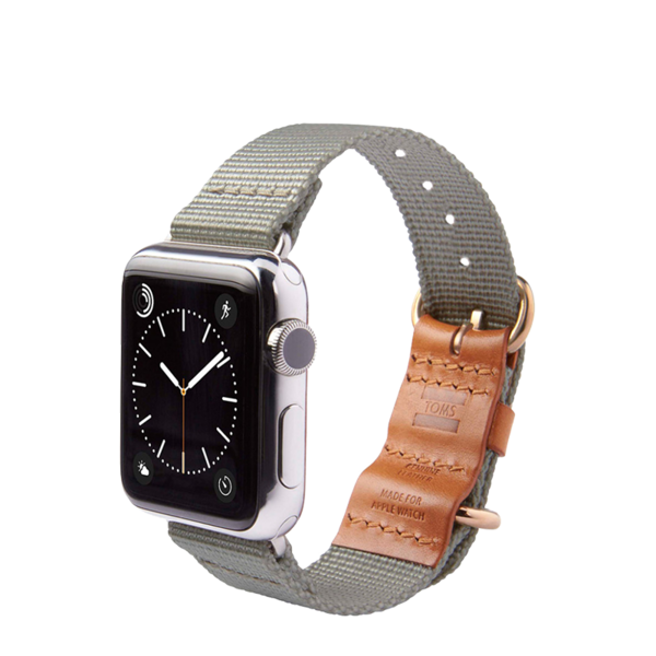 Banda para Apple Watch 38mm TOMS Gris