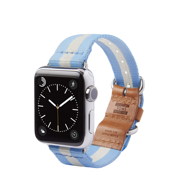 Banda Apple Watch 42mm TOMS Azul claro