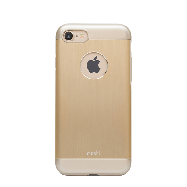 Funda iGlaze Armour para iPhone 7 Moshi Oro/Blanca