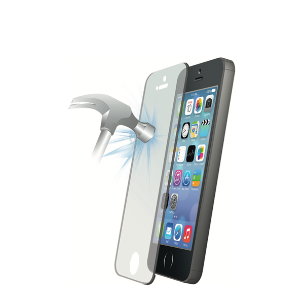 Lamina de pantalla de vidrio para iPhone 5, 5s y SE Gecko Transparente
